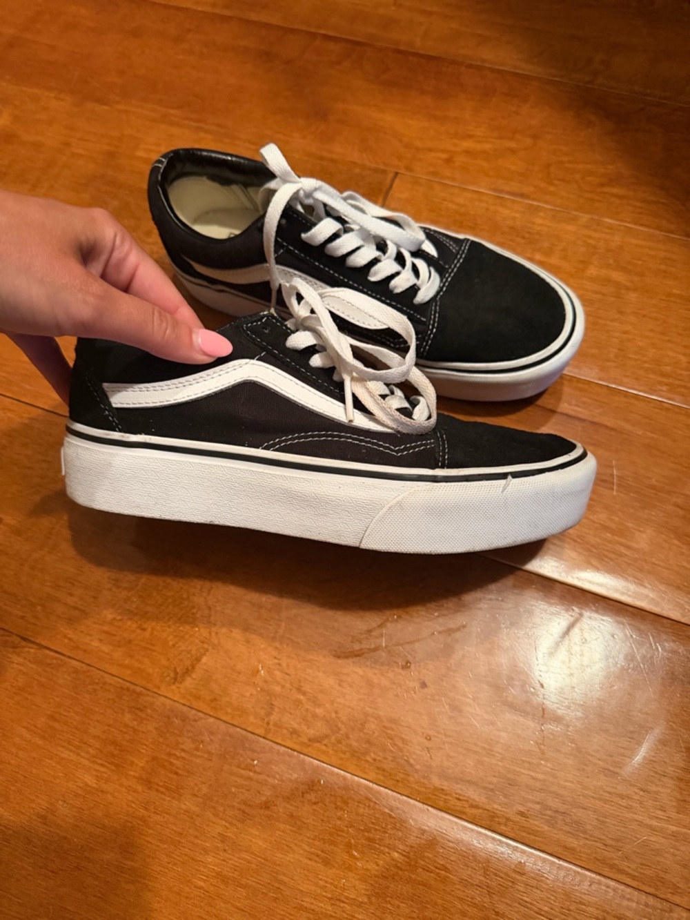 Vans Black and White Old Skool Sneakers